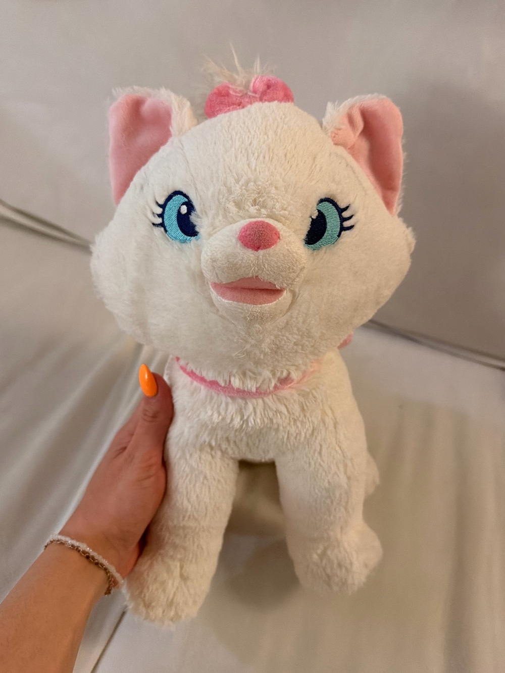 Disney Store Aristocats Marie Plush Collectible Stuffed Toy Cat